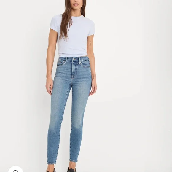 Good American Good Waist Skinny Compression Jeans. Like new. - Picture 1 of 3